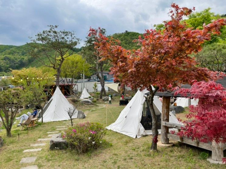 홍천 캠핑 까페 캠프사이트