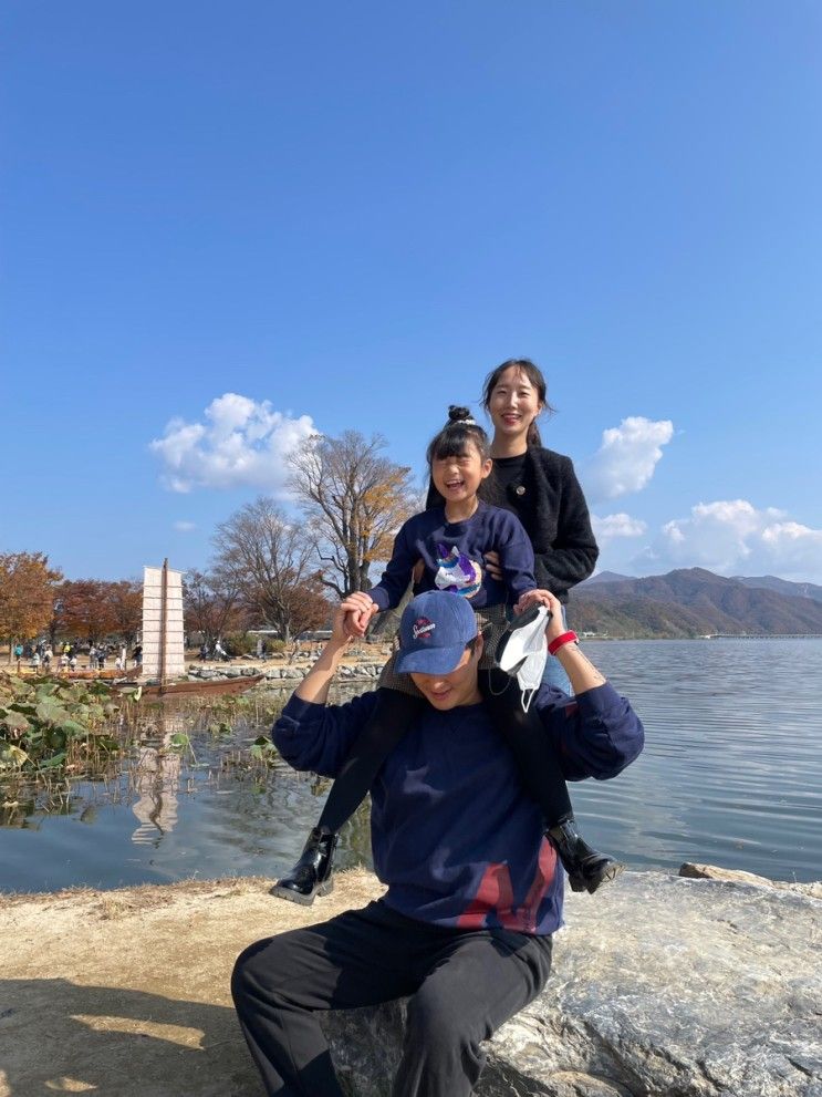 가을의 양평 두물머리, 연핫도그 soso, 두물머리 주차 : )