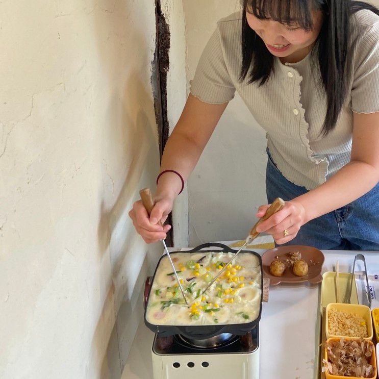 데이트] 내가 직접 만들어 먹는 타코야키 체험 “포동푸딩”