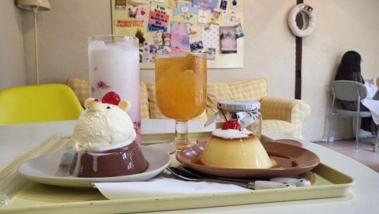 용산 골목에 숨겨져 있는 푸딩 맛집 포동푸딩