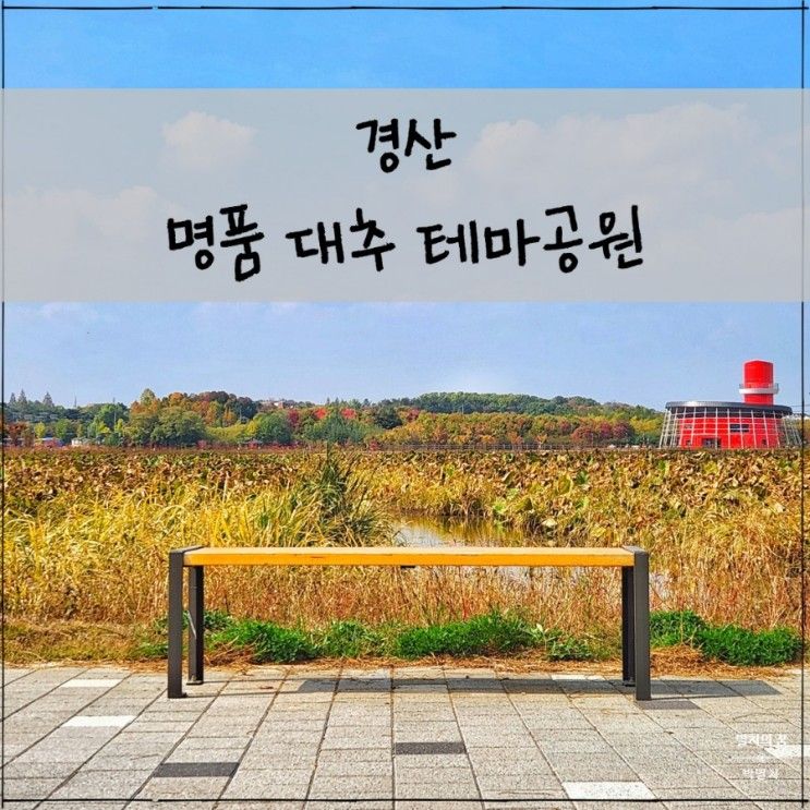 경산 감못(부지) 명품대추 테마공원, 연못 따라 걷는 신대리...