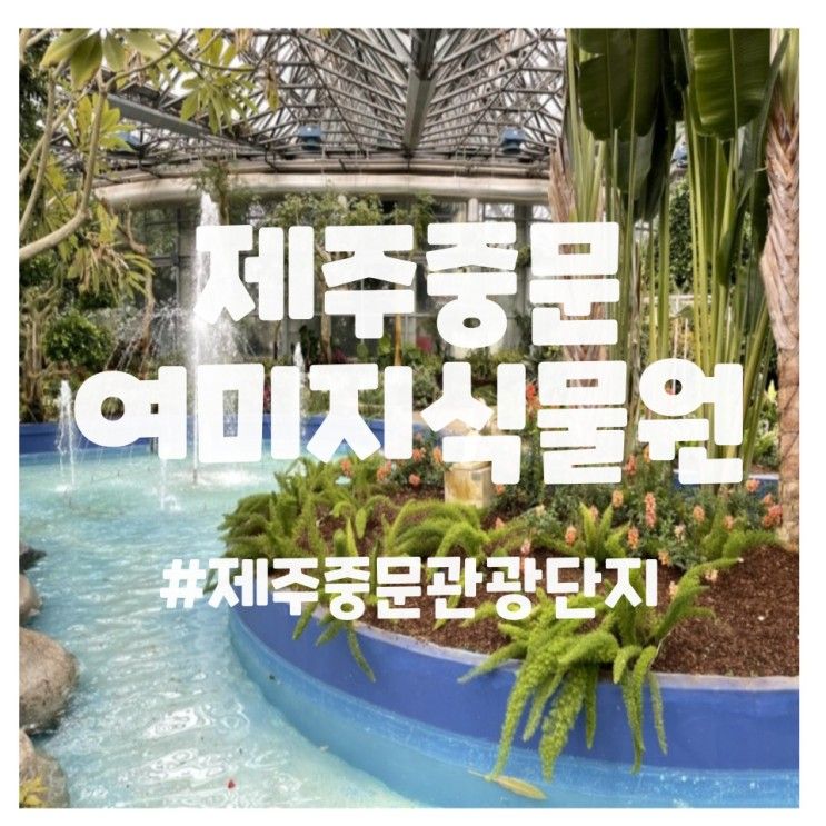 제주중문관광단지,여미지식물원 다녀왔어요~