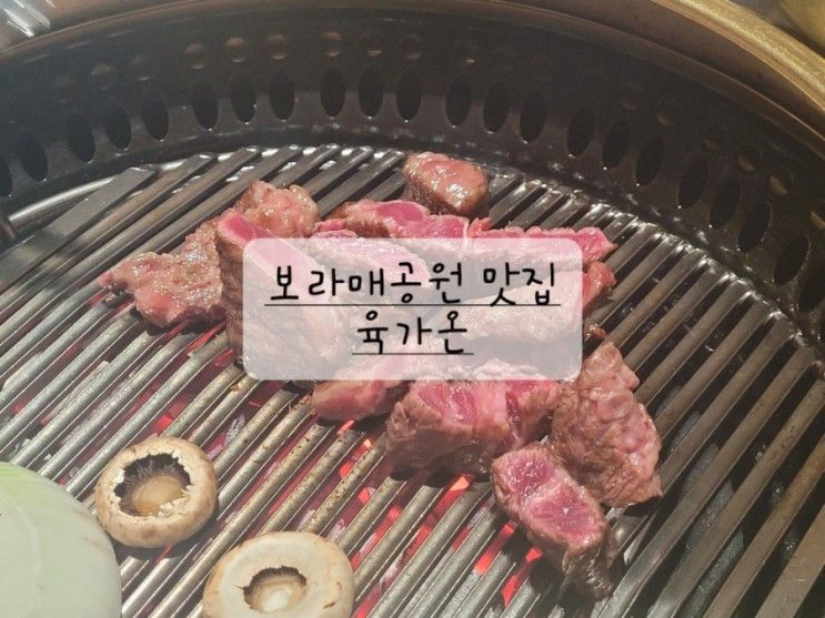 [보라매공원 맛집] 회식장소 고기집 육가온 보라매점(한우... 