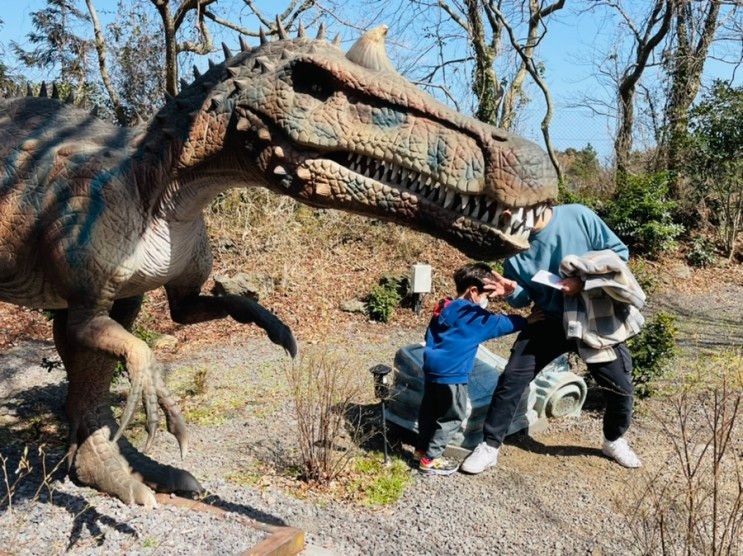 조천 아이와 가볼만한 곳 ‘포레스트 공룡사파리’ :: 움직이는 공룡들