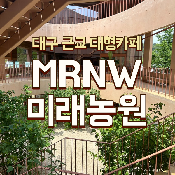 <대구 근교 대형카페> 대구 MRNW 미래농원 카페