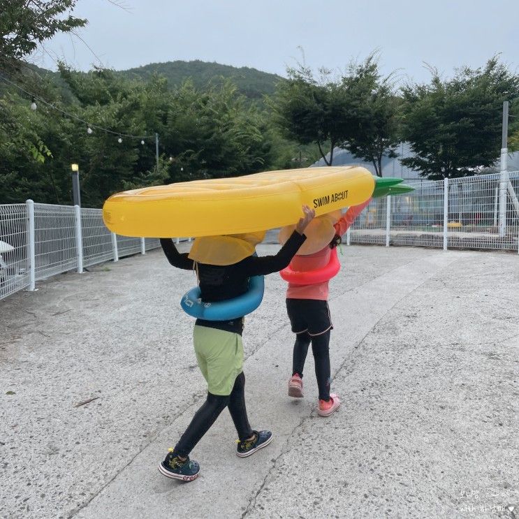 하동도둑골캠핑장 : 첫 3박4일 여름 휴가 캠핑 대장정...