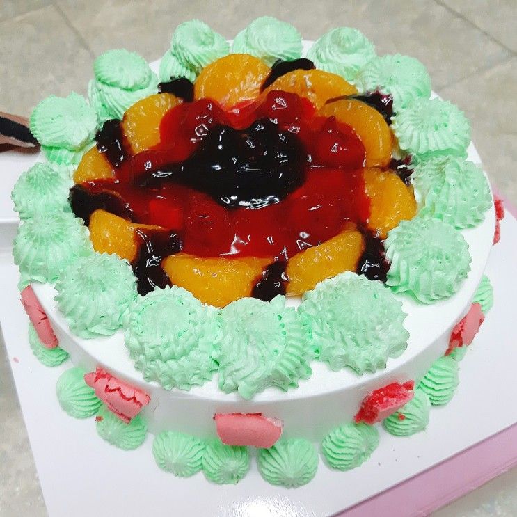 평리단길 단하나 부평점 인천 케이크만들기 과일케이크