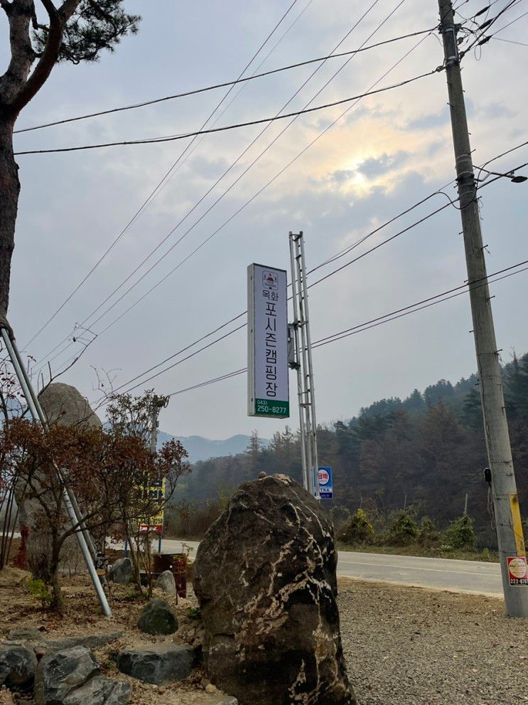 충북 단풍캠 풍경이 멋진 옥화포시즌캠핑장 아이 반려견이랑...