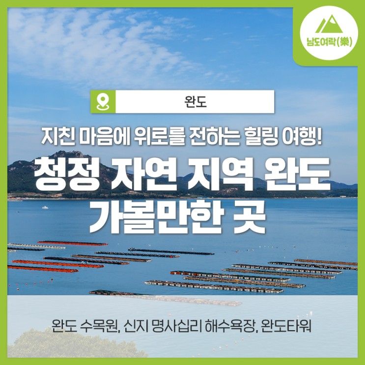 완도 가볼만한곳/완도여행 완도수목원부터...