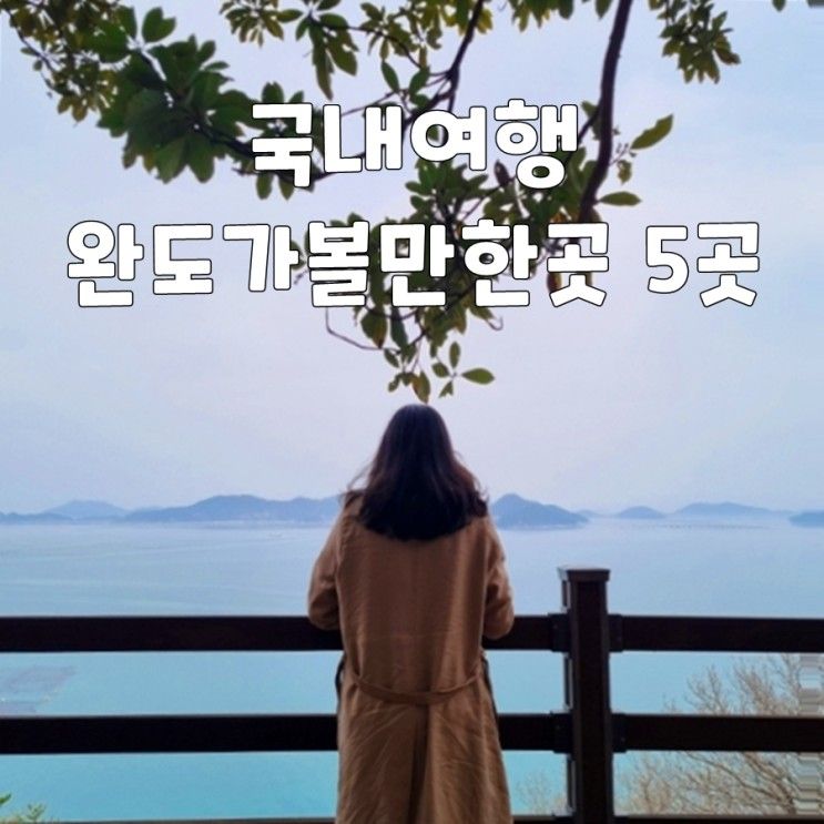 약산 해안 치유의 숲, 완도타워, 명사십리해수욕장, 완도수목원)