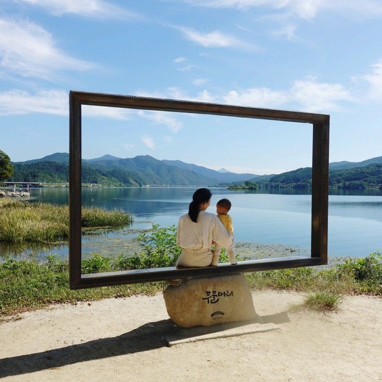 서울근교 갈만한곳 양평 두물머리 아기랑 산책 (주차, 핫도그...