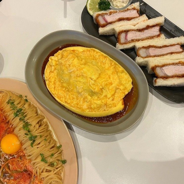 촉촉한 오믈렛이 맛있는 낙원테산도 용산아이파크몰점