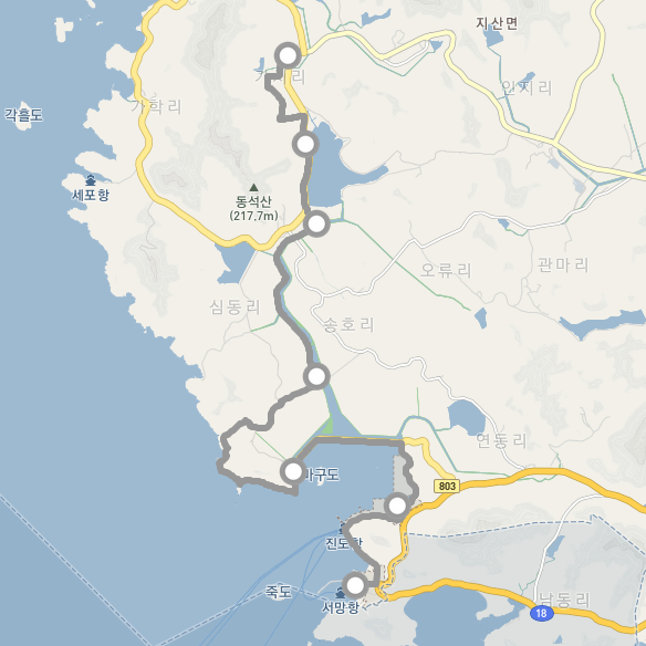 진도항부터 우수영 국민관광지까지 진도 한바퀴 다시...