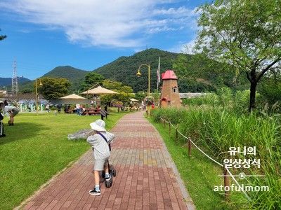 반월 저수지 반월호수 공원 둘레길 가을 걷기 좋은 곳