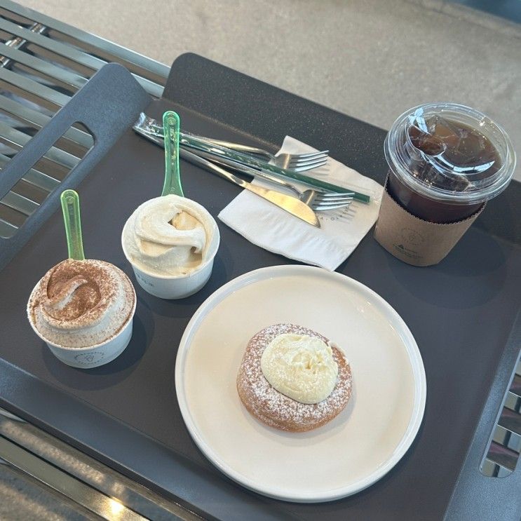 [강원] 순두부 젤라또 3호점... 주문진 순두부 젤라또, 도넛 맛집...