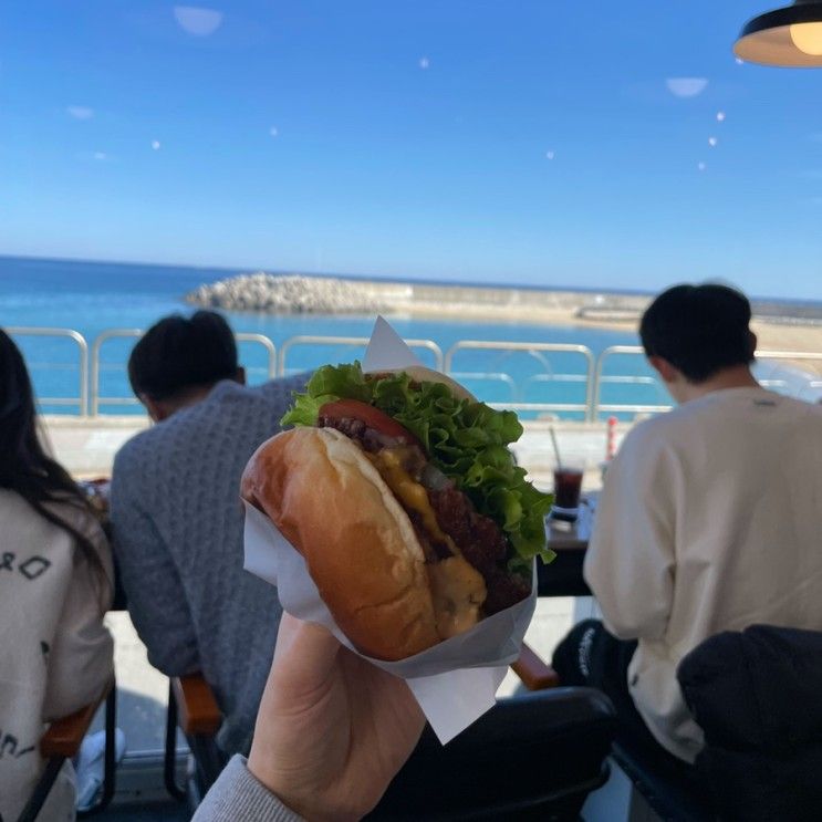 [속초맛집] 속초 오션뷰 수제버거 맛집 양지바른버거집