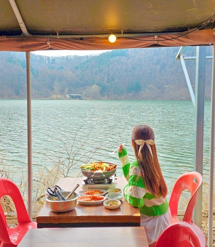 파주 애룡저수지 원두막, 닭볶음탕이 맛있는 뷰맛집