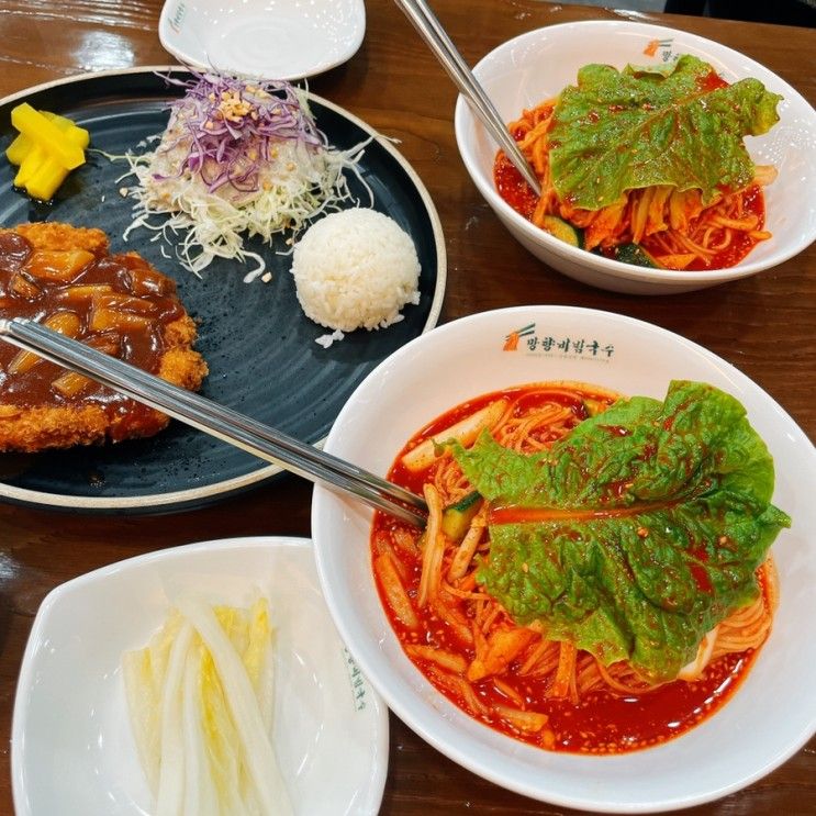 의정부 망향비빔국수 민락점 (+다이소쇼핑득템❣️)