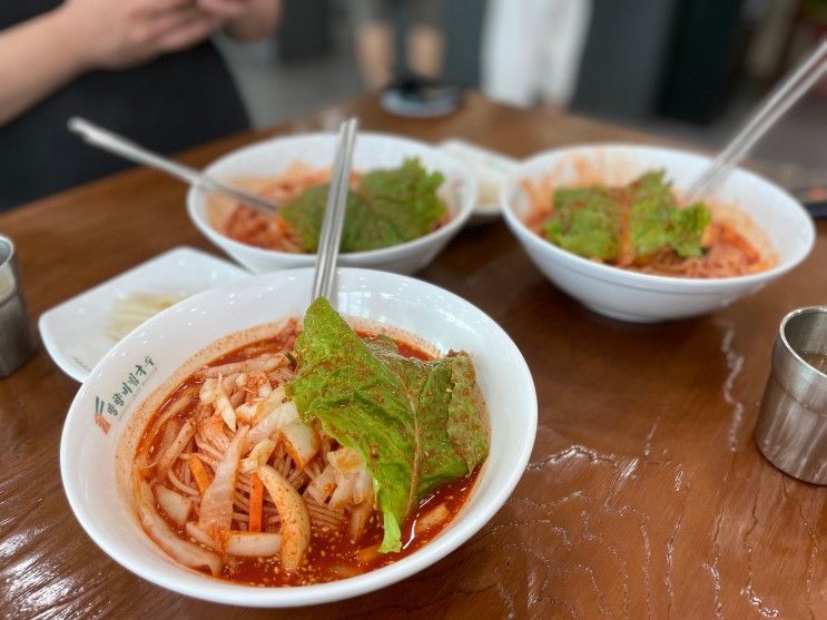 [의정부]망향비빔국수민락점,망향비빔국수