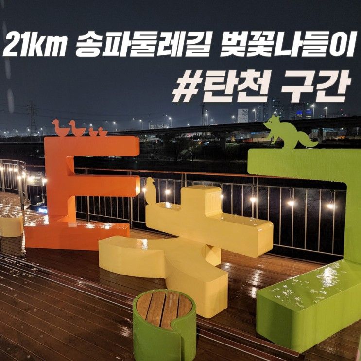 [블로그기자단]21km 송파둘레길 벚꽃나들이 탄천 구간