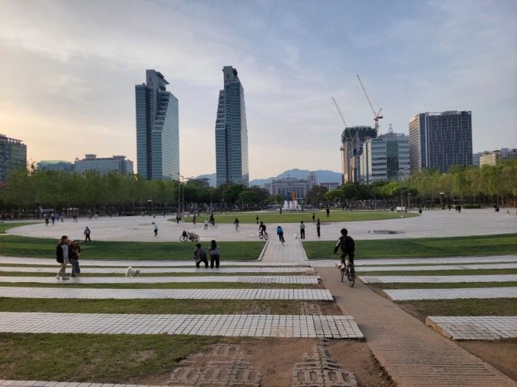 안양 평촌중앙공원 분수대와 물놀이로 도심휴가, 뉴욕...