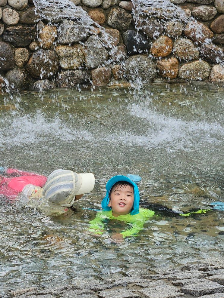 안양 물놀이 천국 평촌중앙공원 분수대 가동시간, 주차팁