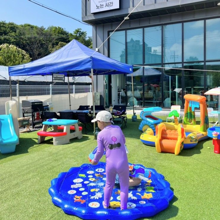 안산 대부도 단독대관 키즈카페 노는시간 야외수영장까지!