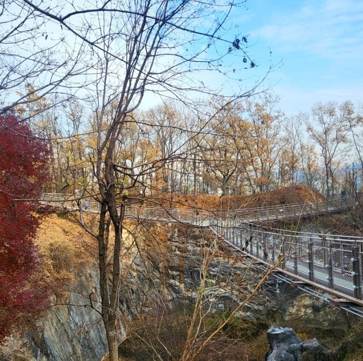 광명 도심속힐링 산책로 도덕산출렁다리