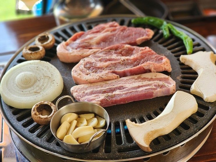 시흥 슬로우그라운드/캠핑식당/고기 맛집