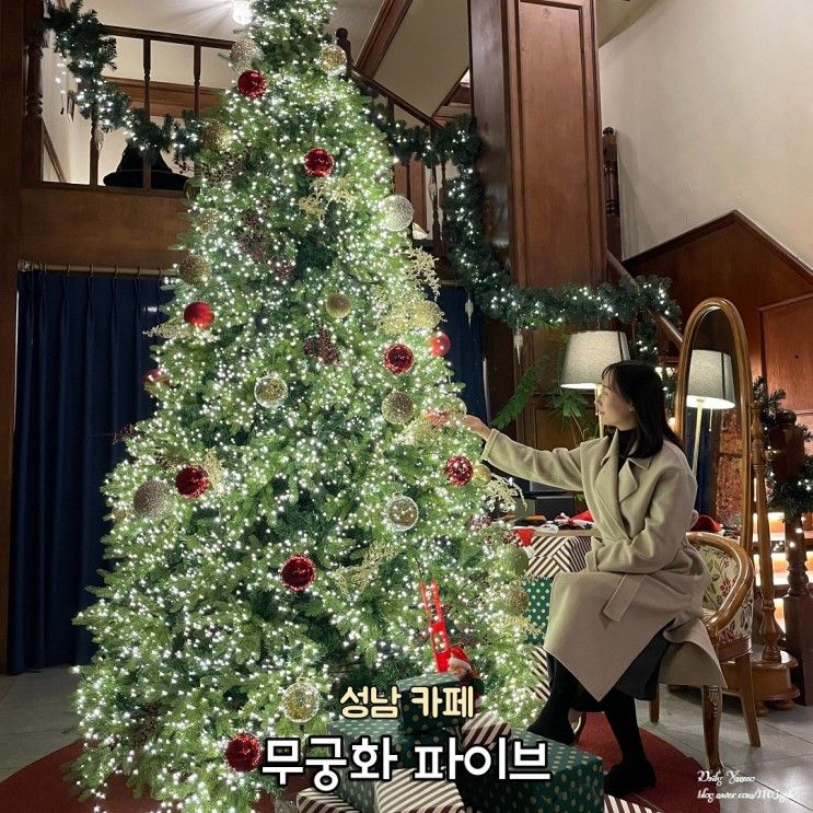 무궁화파이브, 경기도 성남 판교 분위기 좋은 카페 크리스마스...