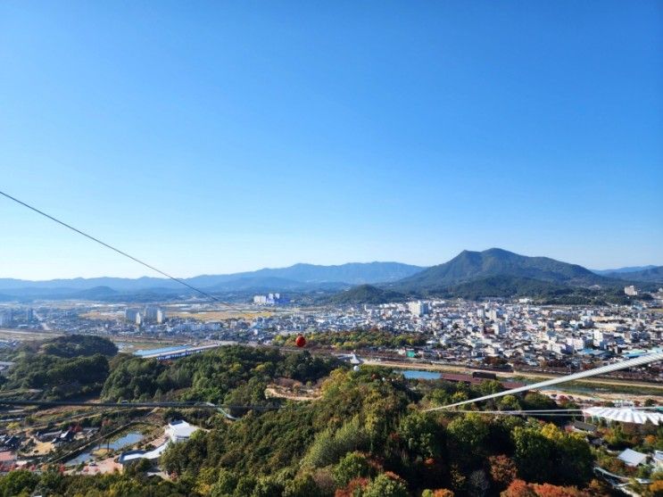 남원테마파크 남원에어레일 스릴만점 어사와이어 즐기기