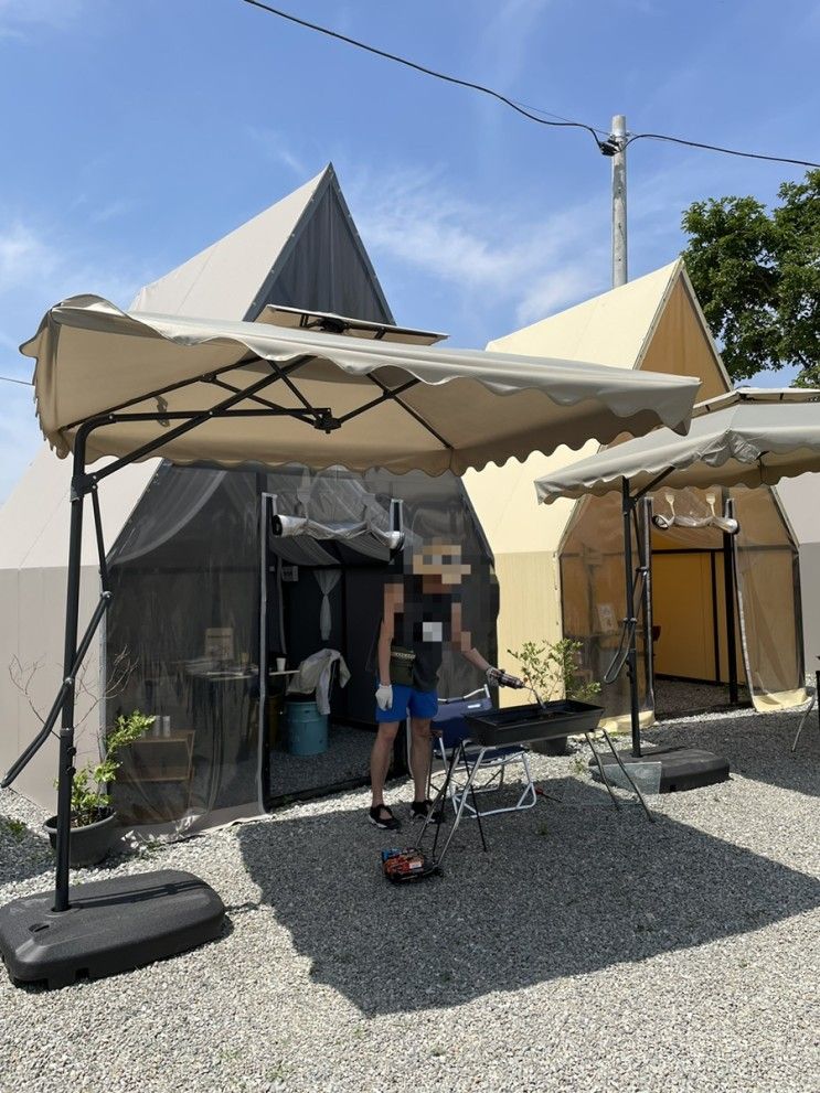 캠크닉+물놀이 가능한 안성캠핑식당, 룩스 바베큐