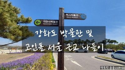 [인천 강화도] 서울 근교 아이와 가 볼 만한 곳 강화역사박물관...