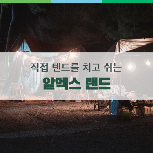 연천 가볼 만한 곳, 가족과 함께 친구와 함께 알멕스랜드 캠핑장