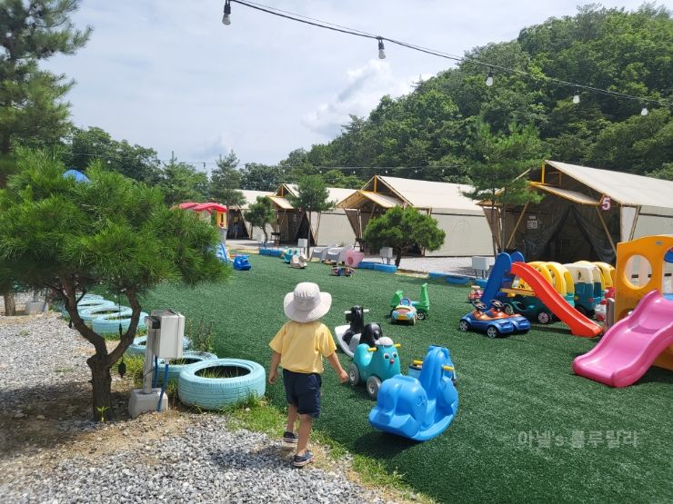 글램핑여행::포천<산중호걸글램핑카라반> 아이와 가기 좋은 곳