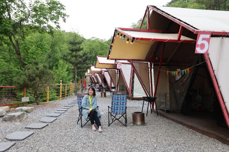 경기도 포천 글램핑 캠핑장 서울근교 여행 <산중호걸> 카라반