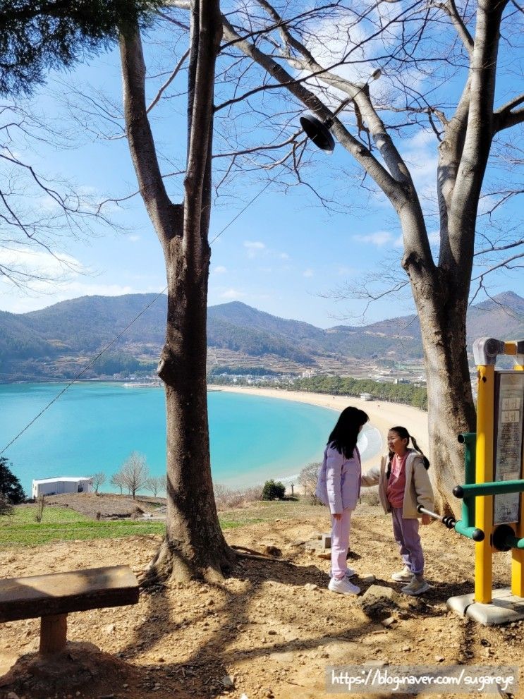 남해 여행 상주은모래비치와 언덕 위 포토존& 보물섬 전망대...
