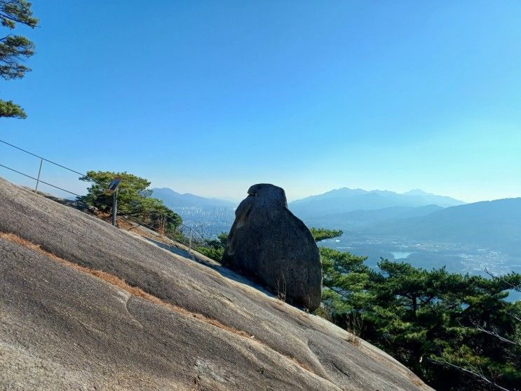 양주 불곡산 - 02) 고구려 보루성과 상봉 아래 펭귄바위