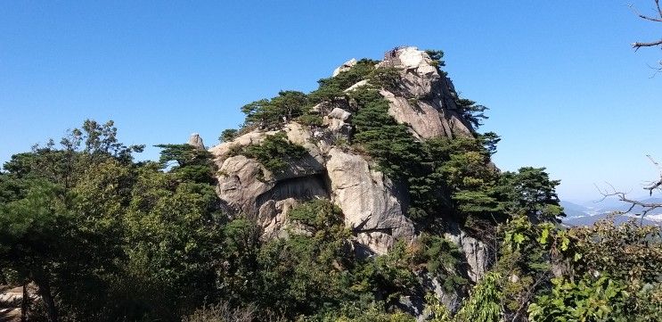 양주 불곡산에서 도락산으로