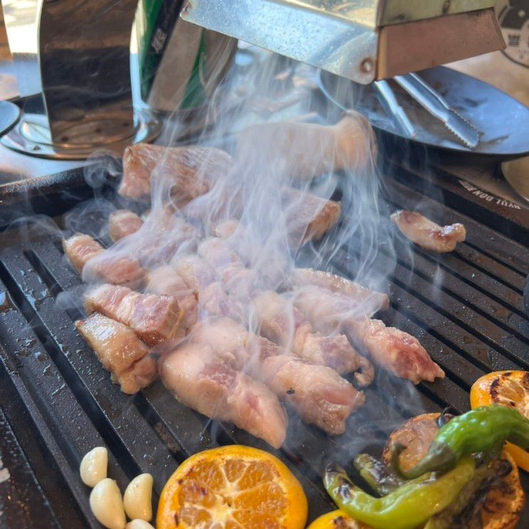 [서귀포][하원동] 중문 흑돼지 맛집 / 별돈별 중문귤밭점 가족과...