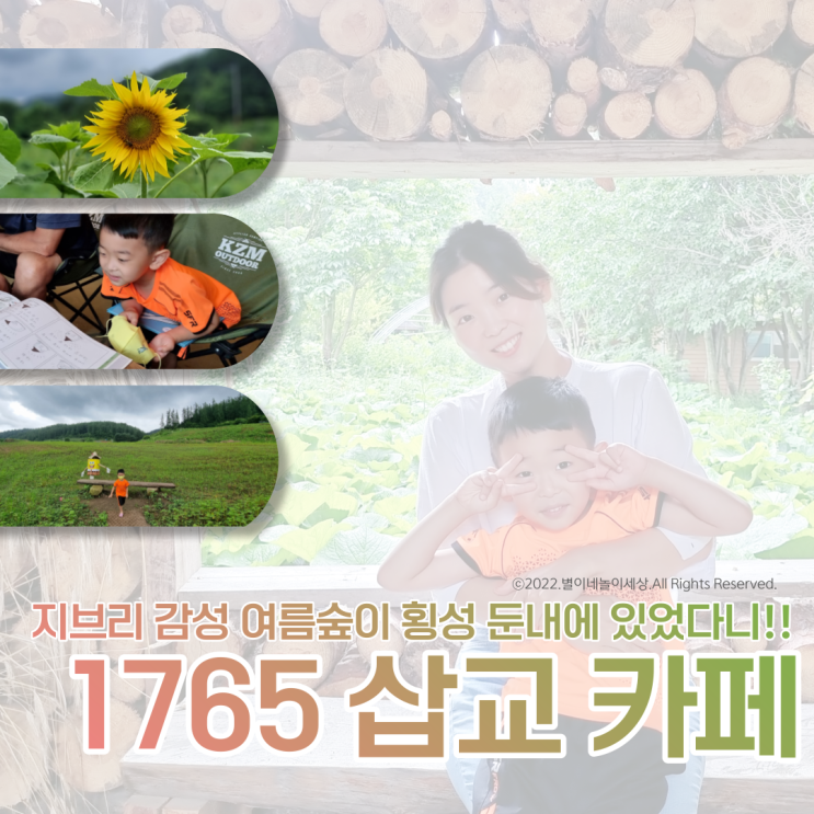 1765삽교 : 횡성 둔내 카페에서 지브리 여름숲을 만나다