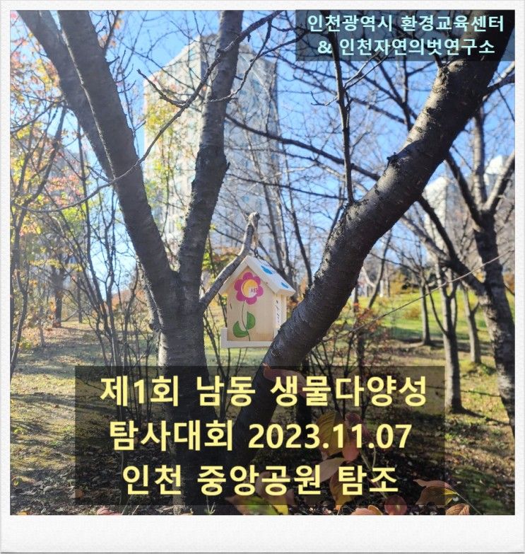 제1회 남동 생물다양성 탐사대회 - 인천 중앙공원 탐조....