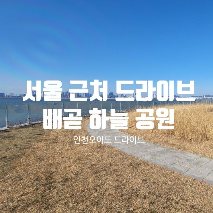 서울 근처 인천 드라이브 오이도 가는길 배곧 한울 공원 추천해요!