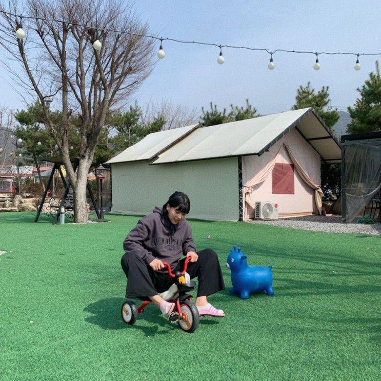 [포천 글램핑] 갬성 가득한 포천 아지트 글램핑:) 불 멍하기 딱이야