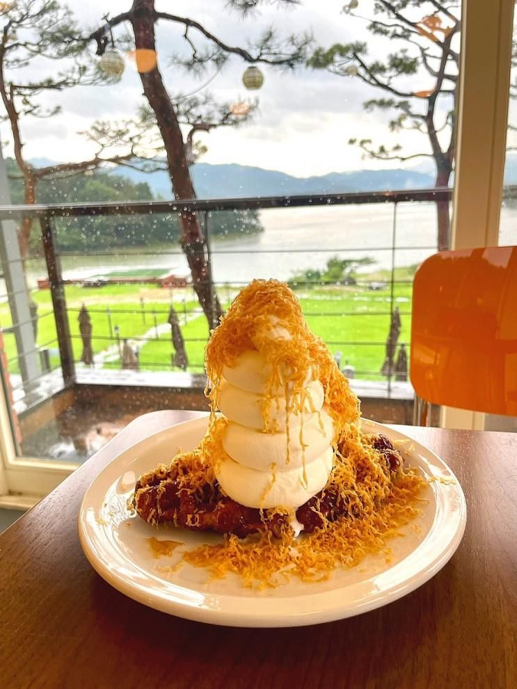 대전 대청호 대청호 카페 “르카페” LE CAFE 크로플 추천!...