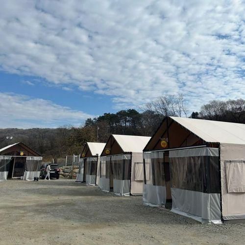 천안 글램핑 커플여행 천안산들바람글램핑장