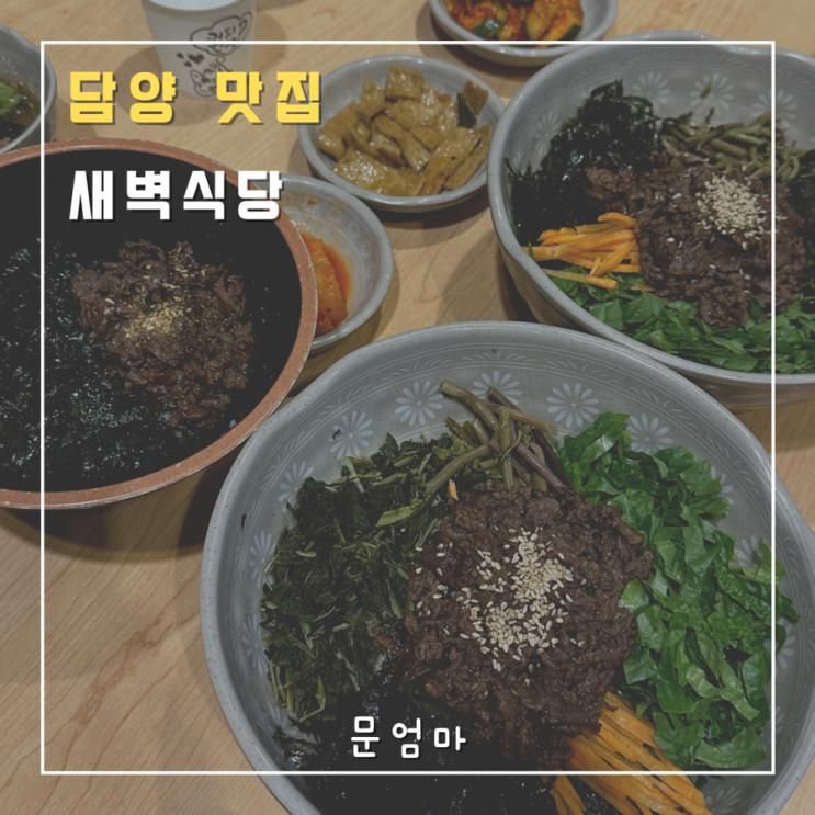 담양 맛집 | 담양"새벽식당" | 담양 메타프로방스 맛집