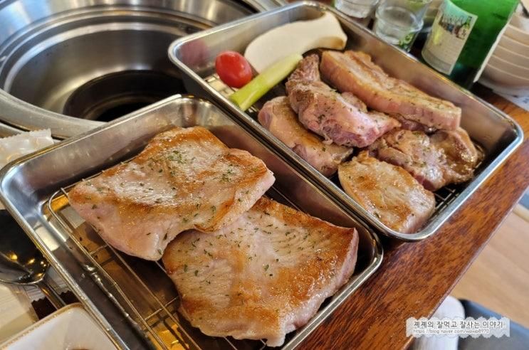 마곡 고기맛집 :: 감성돼지 9091, 놀이방있는 식당!