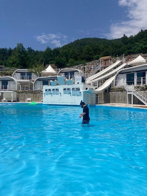 사천 아빌라 더오아시스 : 수영장/숙박 가격, 이용 후기