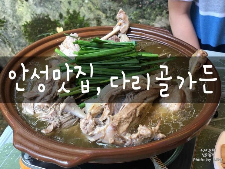 [안성] 여름에 몸보신하기 좋은 안성맛집, 다리골가든